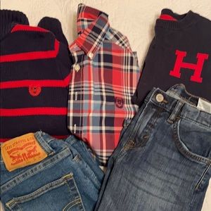5 pc lot of boys clothes sz 8